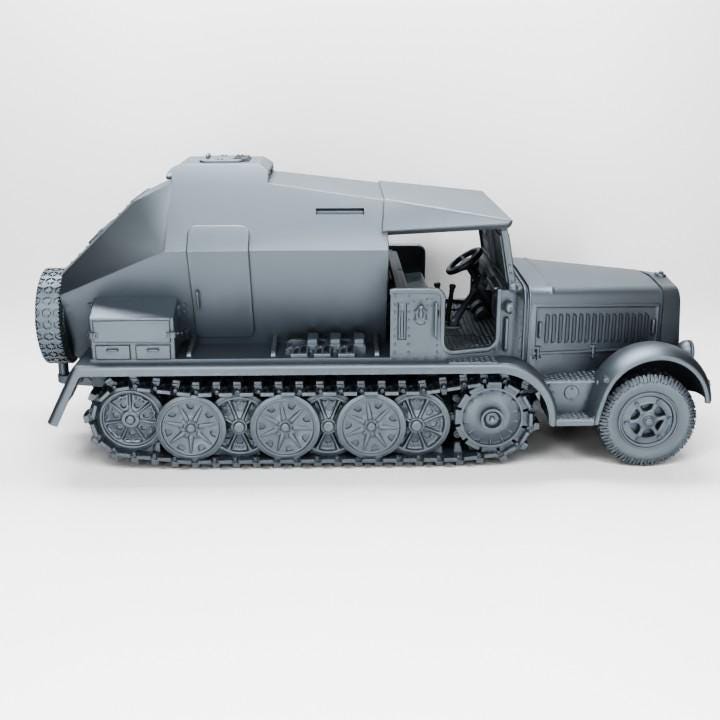 BA Battlegroup Sd.Kfz.7-3 - The Feuerleitpanzerfahrzeug für V-2 Raketen (Germany, WW2) Various Scales