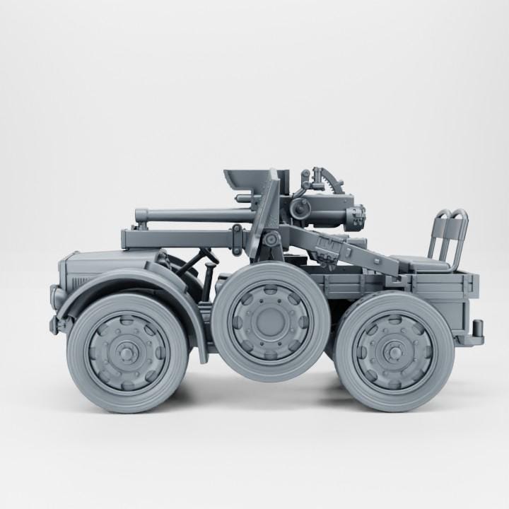 3D Printed Autocannone da 75-27 su Fiat SPA TL37 - WWII Italy