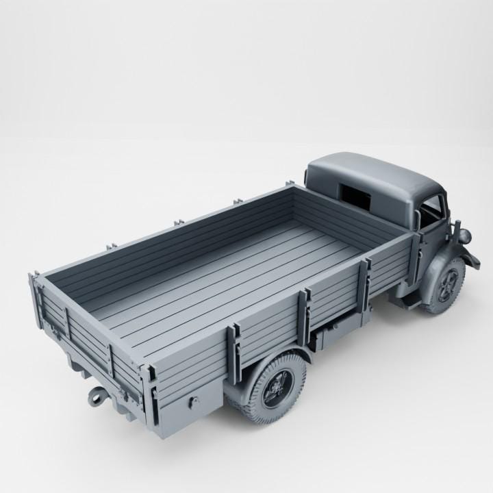 Bianchi Miles Truck: 3D Printed Resin Miniature - WWII Italy