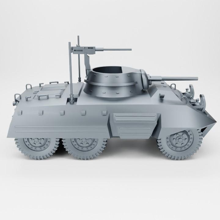 M8 Greyhound Armored Car - 3D Printed WWII US Recon Vehicle