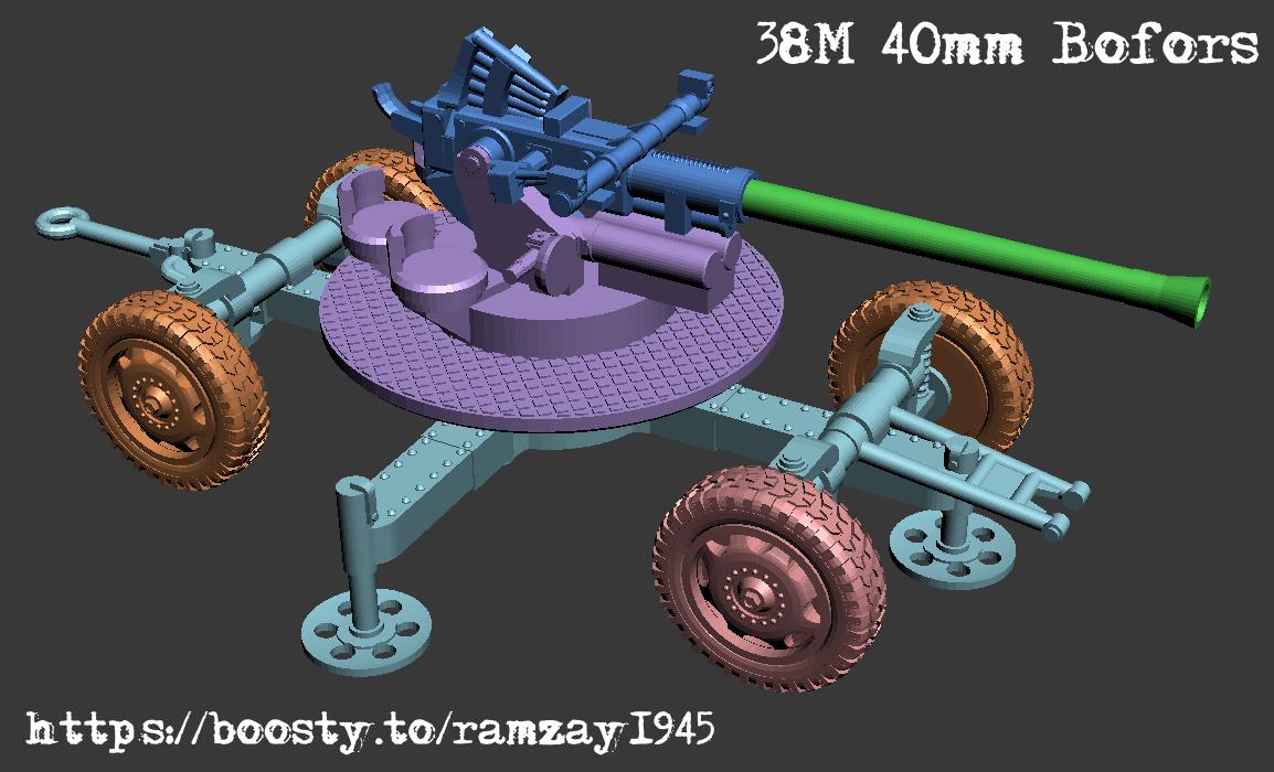 BA Battlegroup 36M Bofors (S) (Hungary, WW2) Various Scales
