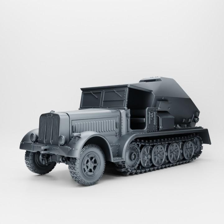BA Battlegroup Sd.Kfz.7-3 - The Feuerleitpanzerfahrzeug für V-2 Raketen (Germany, WW2) Various Scales