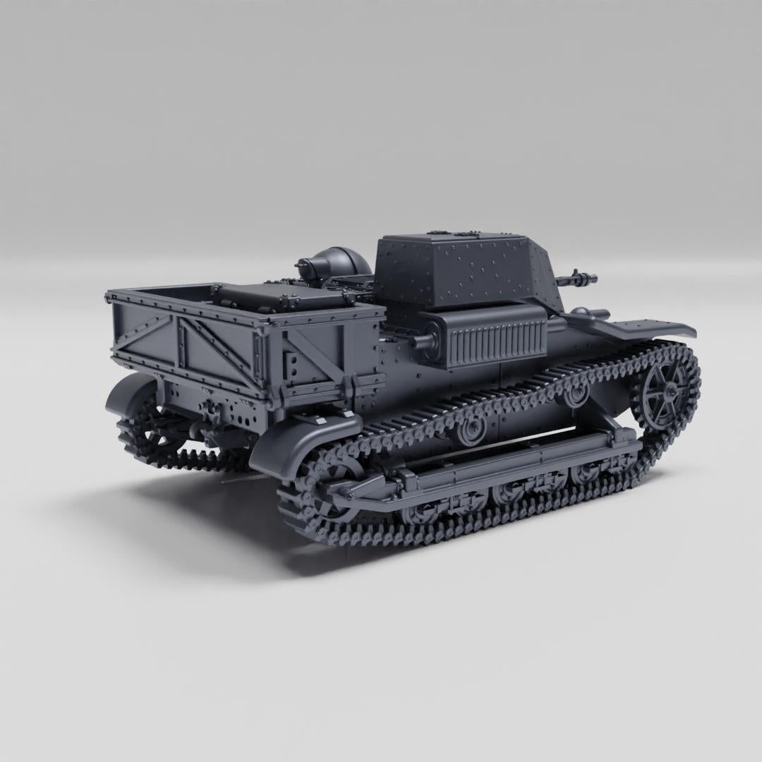Renault UE(f) Armored 3D Printed Miniature, 1:56 Scale