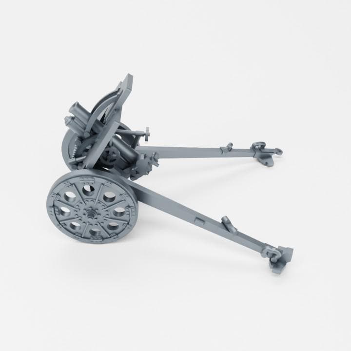 Battlegroup Imperial Japan Type_92_70mm Howitzer (Japan WW2) Various Scales