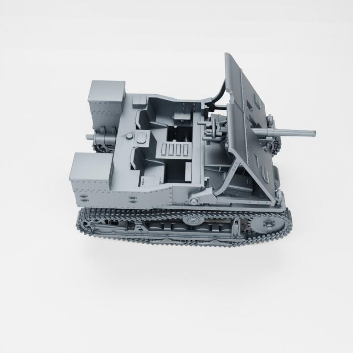 Carden-Loyd Mk.VI 47mm Gun: Belgium WW2 Resin Miniature