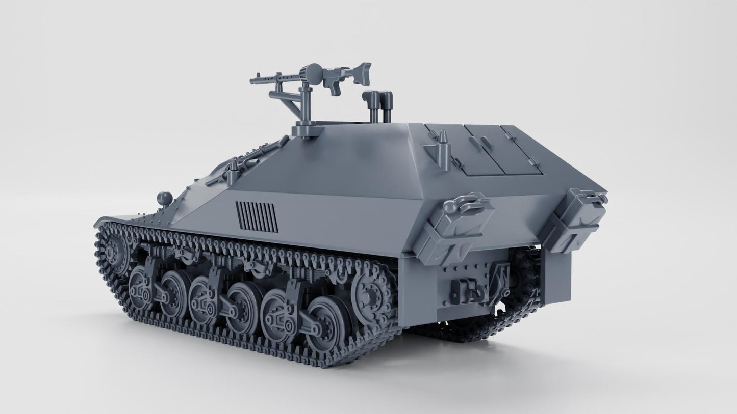 WW2 German Funkwagen auf Lorraine Schlepper: Resin Miniature (Various Scales)