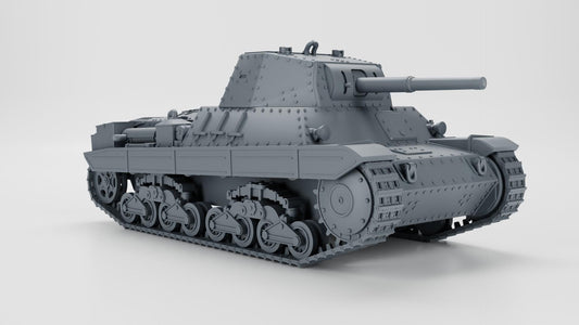 BA Battlegroup Carro Pesante P40 Heavy Tank  (WW2 Italy ) 3D Printed Various Scales