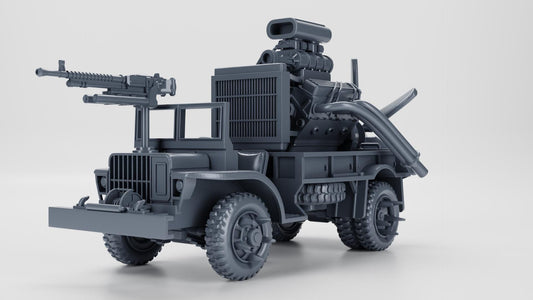 Ford GTB Burma Jeep (US, WW2) K47 Fallout Gaslands Weird War II 1-64